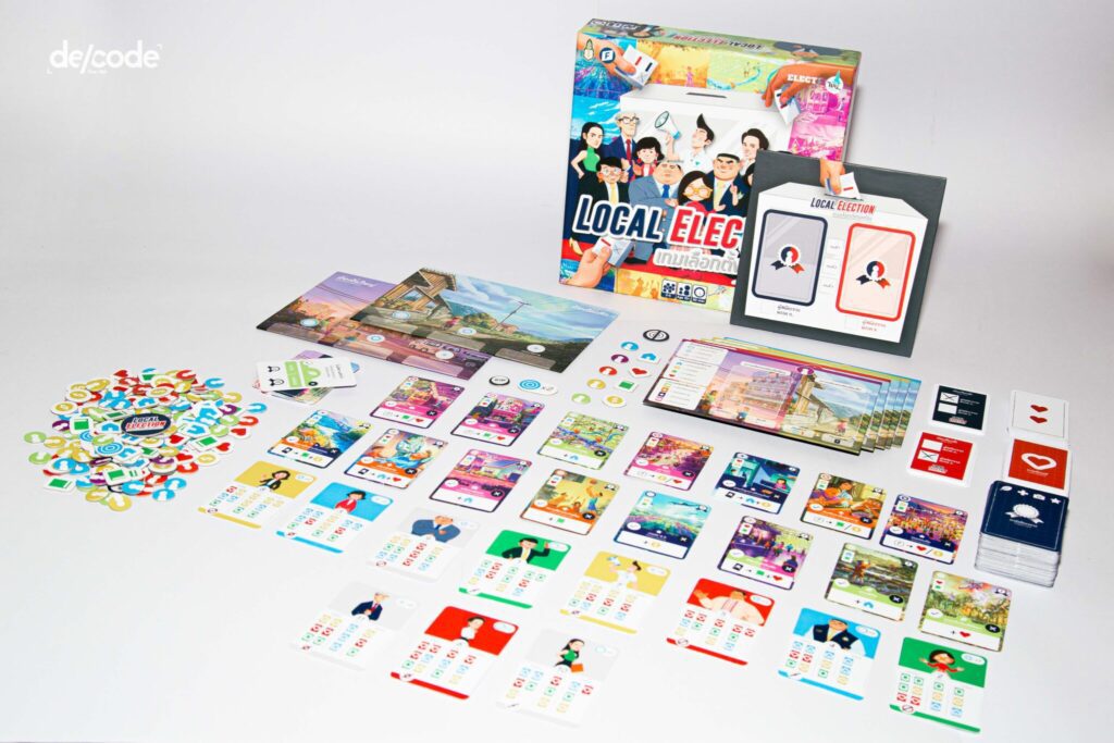อุปกรณ์ บอร์ดเกม Local Election เลือกตั้งท้องถิ่น